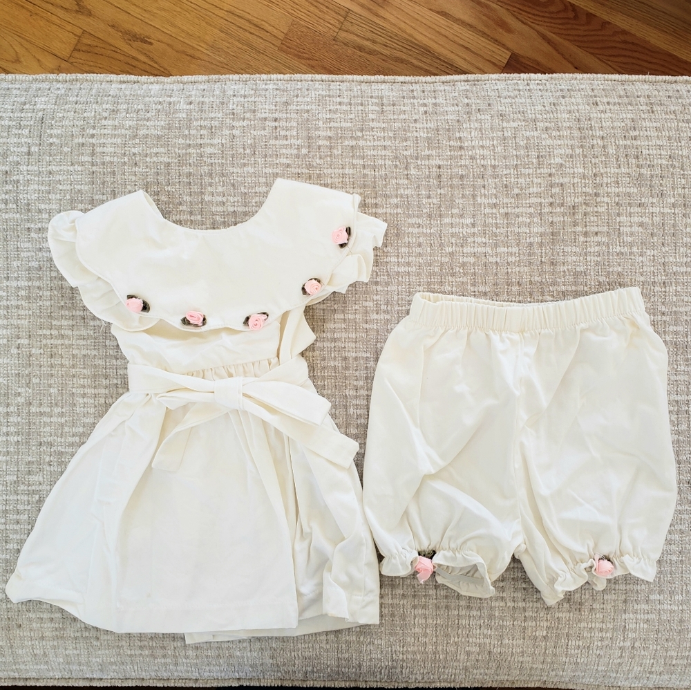 24 Month Toddler Girl Dress with Bloomers